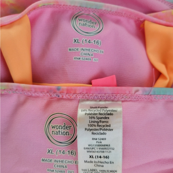 XL 14/16 Unicorn Girls Swimsuit by Wonder Nation - Picture 6 of 6